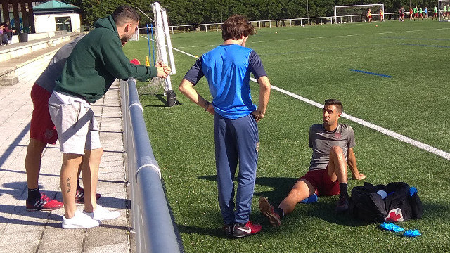 Romay cae lesionado y será baja ante el Deportivo