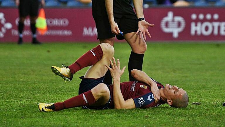 Rufo sufre un esguince de hombro de grado 1