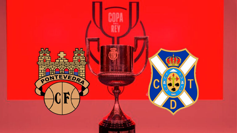 Pontevedra CF contra CD Tenerife en Copa del Rey