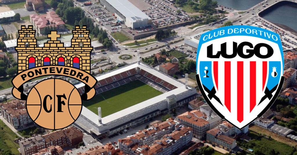 Enfrentamiento Pontevedra CF y CD Lugo