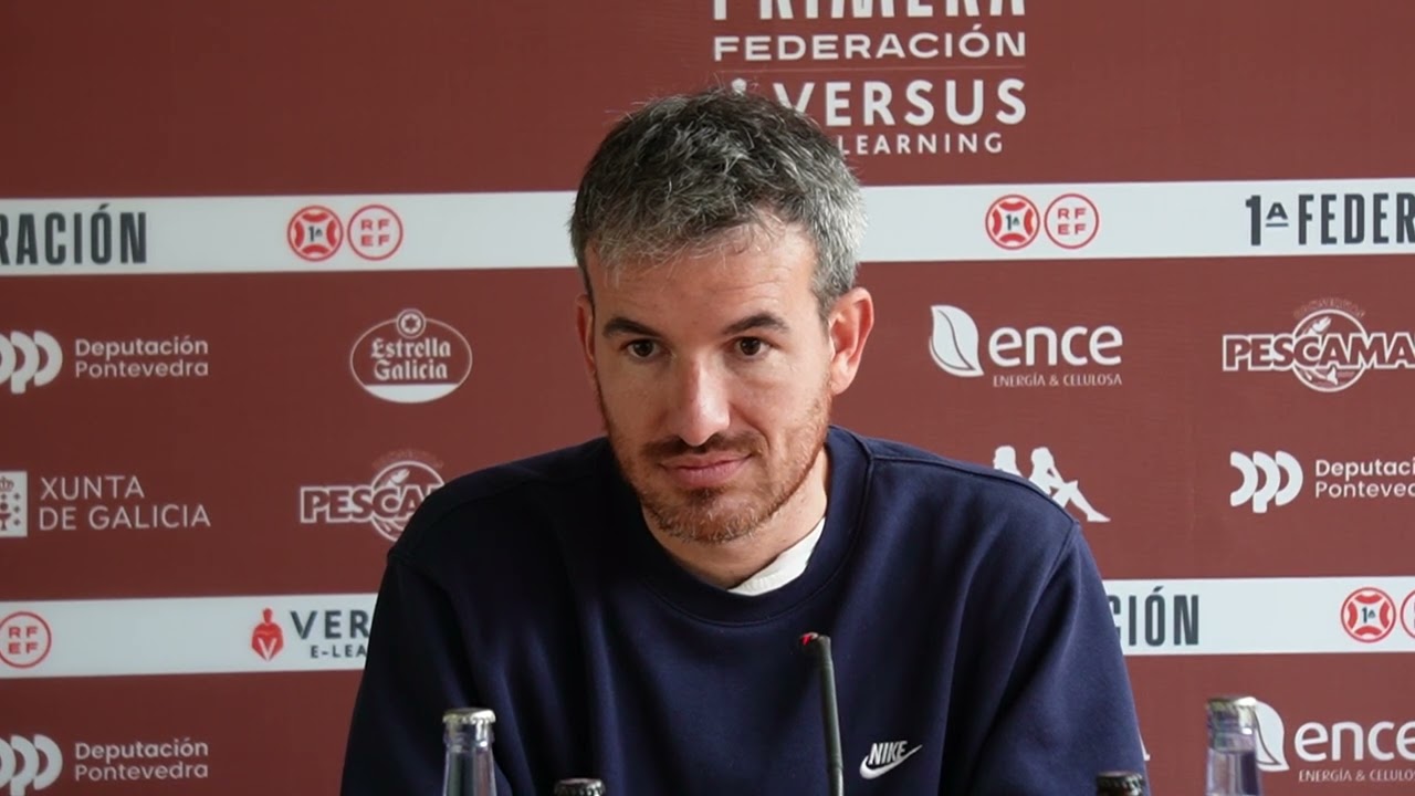 Rubén Domínguez analiza el próximo partido del Pontevedra CF