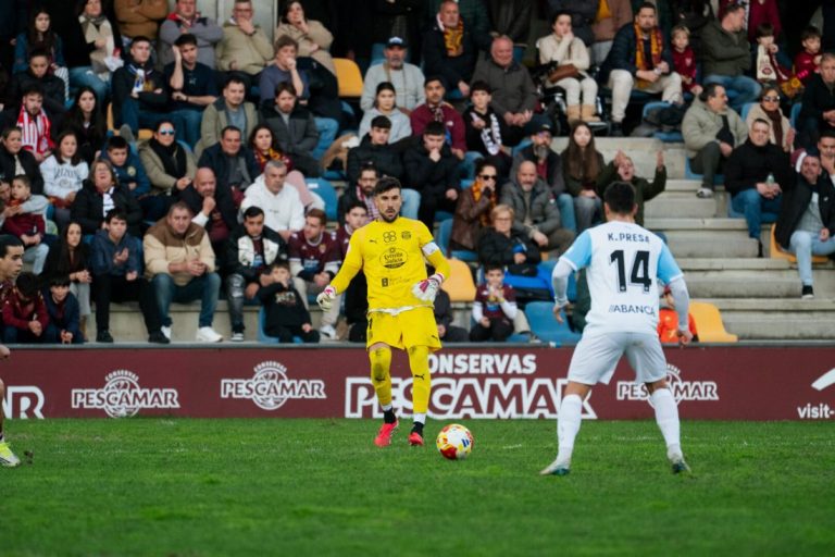 Derbi entre el Pontevedra CF y el CD Lugo en Pasarón la temporada pasada